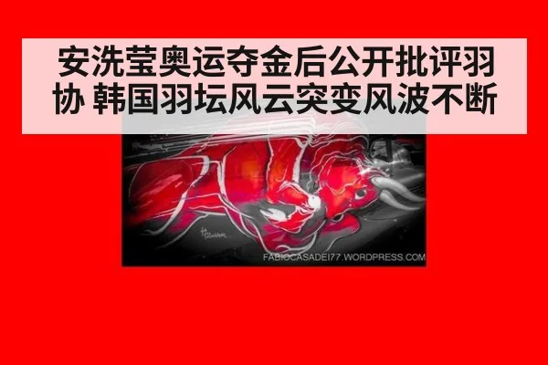 安洗莹奥运夺金后公开批评羽协 韩国羽坛风云突变风波不断